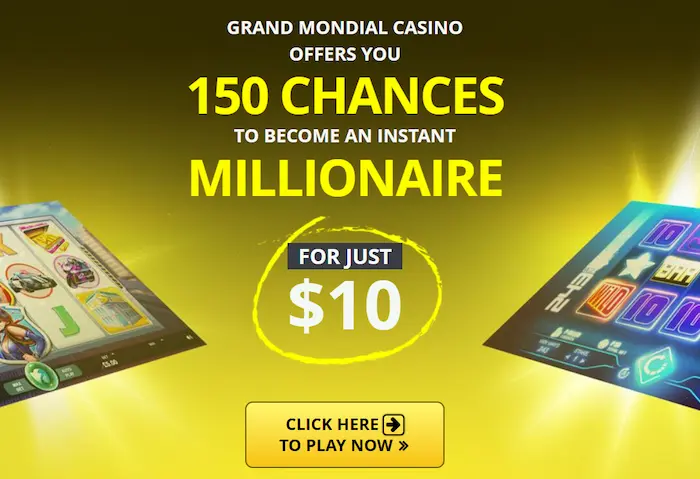 Grand Mondial Casino NZ bonuses