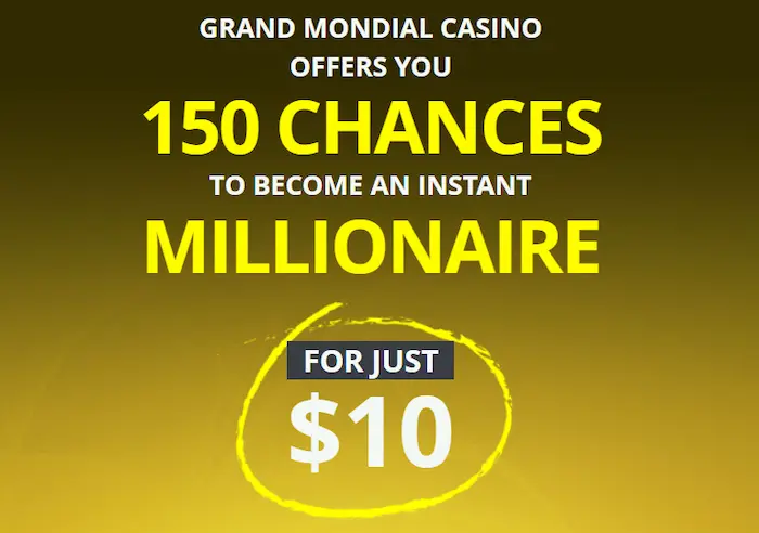 Grand Mondial Casino NZ bonus