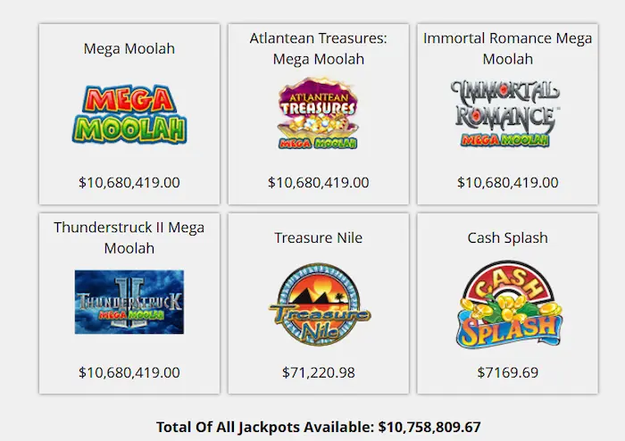Grand Mondial Casino games